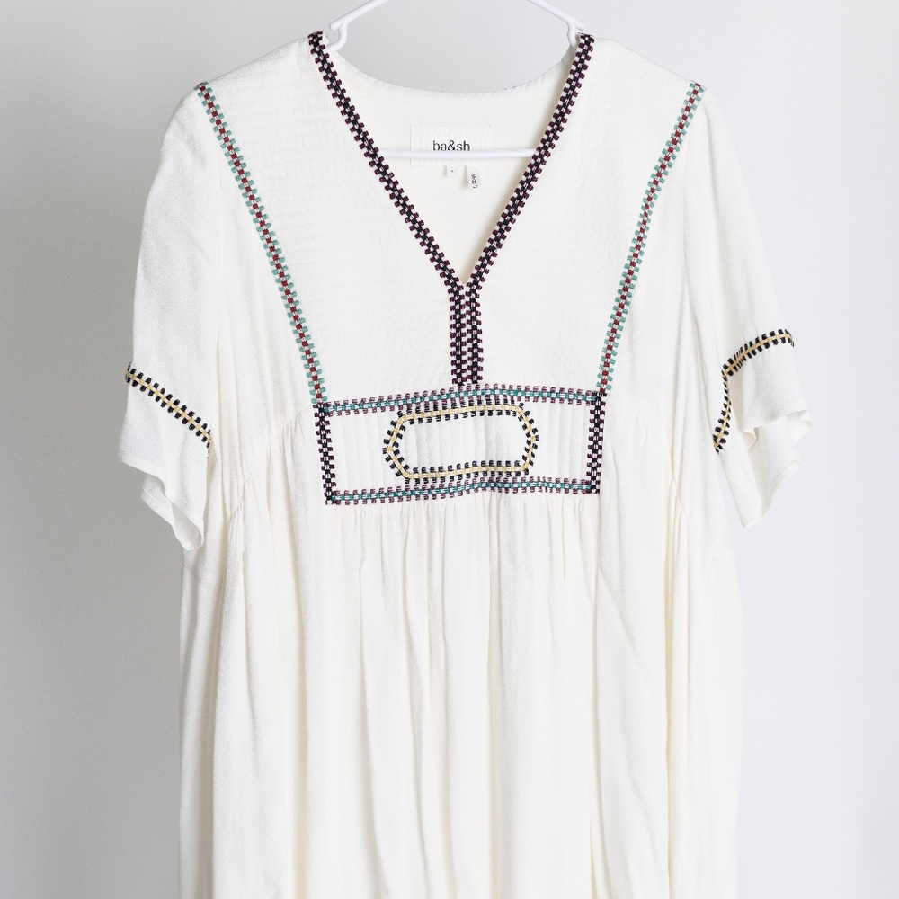 ba&sh White Talia Dress Size M NWOT